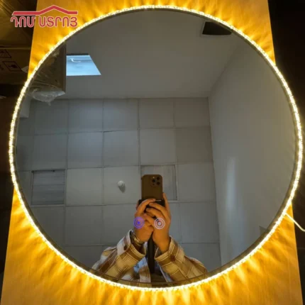 DS-3-1-1 հայելի լեդ +տաքացվող քարե շրջանակով 60