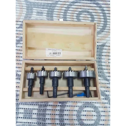 մետաղ ծակող նաբոռ փայտի տուփով փոքր