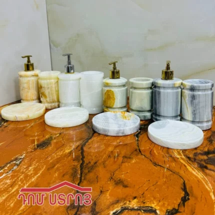 լոգասենյակի հավաքածու 3կտ./բեժ մարմար 1-22