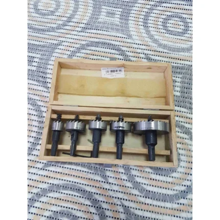 մետաղ ծակող նաբոռ փայտի տուփով մեծ