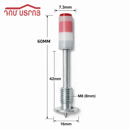 DS-60-6 կապսուլ մեխ ռեզբայով 60*42*7.3մմ