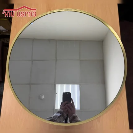 DS-3-6-1 հայելի կլոր ոսկեգույն շրջանակով 60