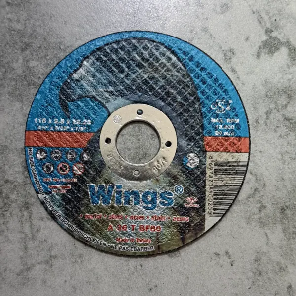 երկաթ տաշող դիսկ 115*6.4 Wings