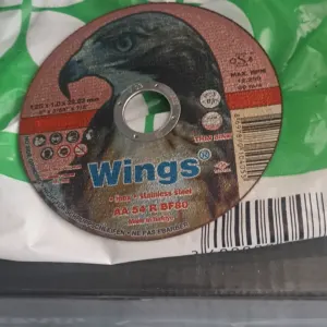 երկաթ կտրող դիսկ 125մմ կարմիր Wings