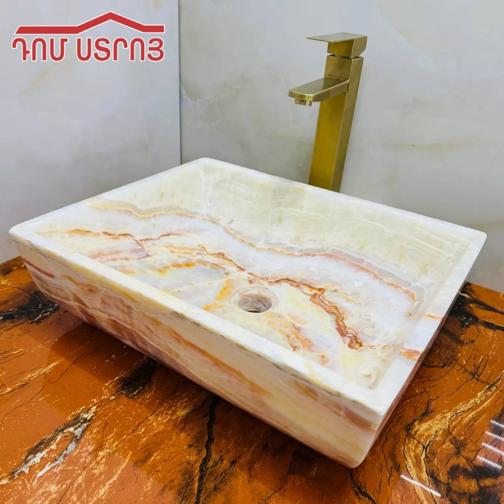 լվացարան քառակուսի մարմարե 1-1