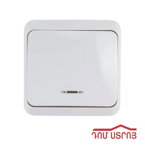DS-108-1 անջատիչ լույսով 1 տեղ — Ապրանքի նկար 1