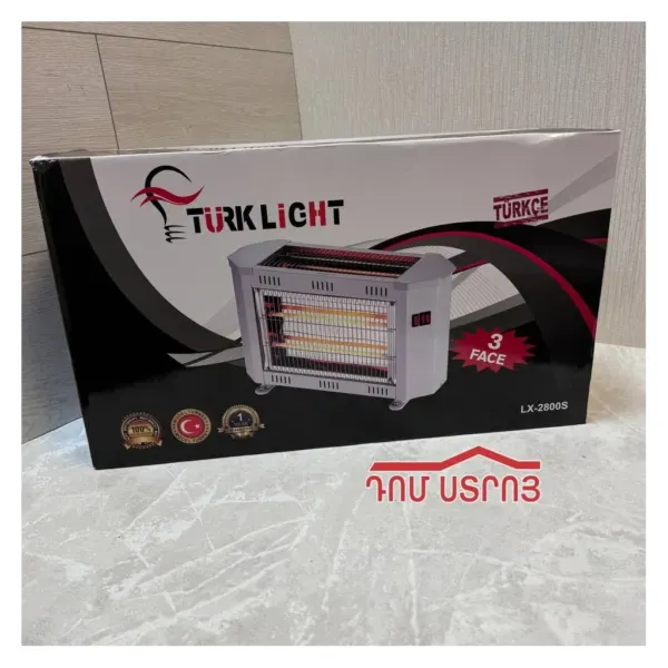 DS-116-2 էլ.տաքացուցիչ սպիտակ 2000Վտ LX 2800S — Ապրանքի նկար 1