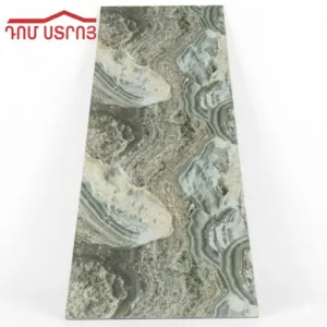 DS-15-4 ճկվող պլ. սալիկ կանաչ խաղերով 122*290մմ
