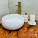 Լվացարան Azna մարմար սպիտակ 1-6 — 1-րդ նկար