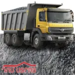 Մեքենայով ավազ կապույտ Արաքսի կուբով — 1-րդ նկար