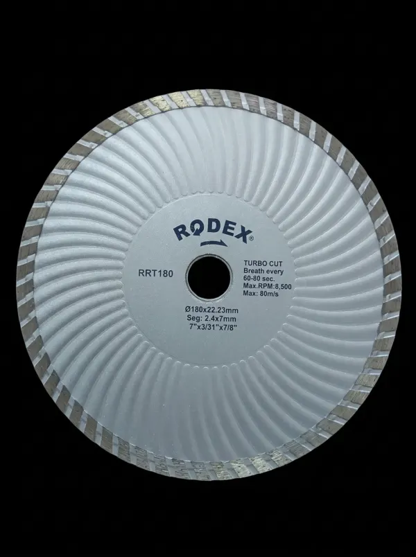 Ալմազնի դիսկ 180մմ RRT180 Rodex — Ապրանքի նկար 1