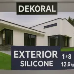 kraska Exterior Silikone 9L 1*8 Dekoral12.6kg ճակատային
