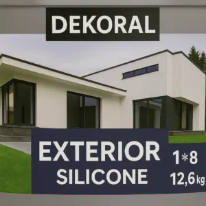 kraska Exterior Silikone 9L 1*8 Dekoral12.6kg ճակատային
