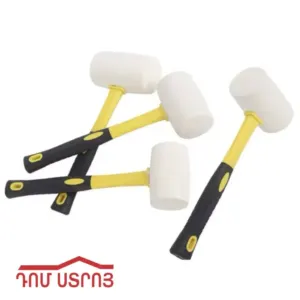 DS-40-4 մուրճ սիլիկոնե սև/սպիտակ 900գ