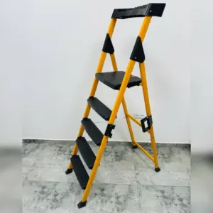 աստիճան ծալովի սև/դեղին 5ոտք Venos 1-24