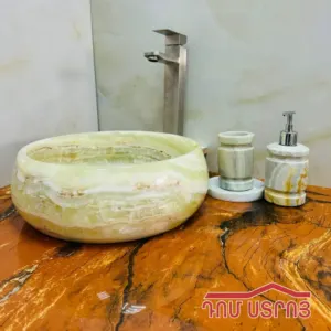լվացարան Green Marble/բազմերանգ մարմար 1-5