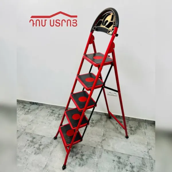 աստիճան ծալովի սև 5ոտք 8550գ Aseman 1-26 — Ապրանքի նկար 1