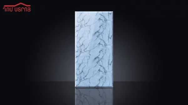 DS-15-1 ճկվող պլ. սալիկ սպիտակ խաղերով 122*290մմ — Ապրանքի նկար 1