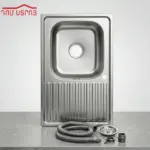 DS-45 MB8050RZ լվացարան +սիֆոնով 800*500*200 աջ չոր.