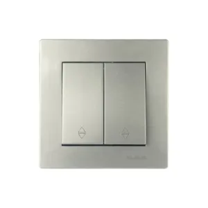 անջատիչ ռևերս 2տ արծաթագույն KE01320 Klaus