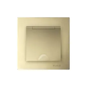 վարդակ կափարիչով գոլդ KE01409 Klaus