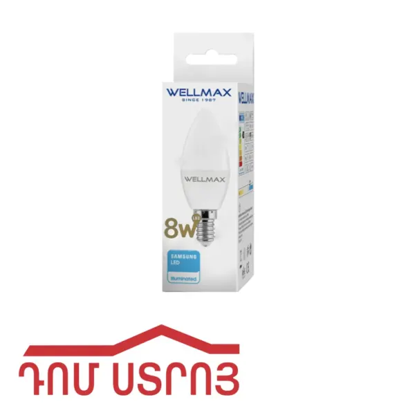 լեդ լամպ 8W 4000K E14 Wellmax 12188 — Ապրանքի նկար 1