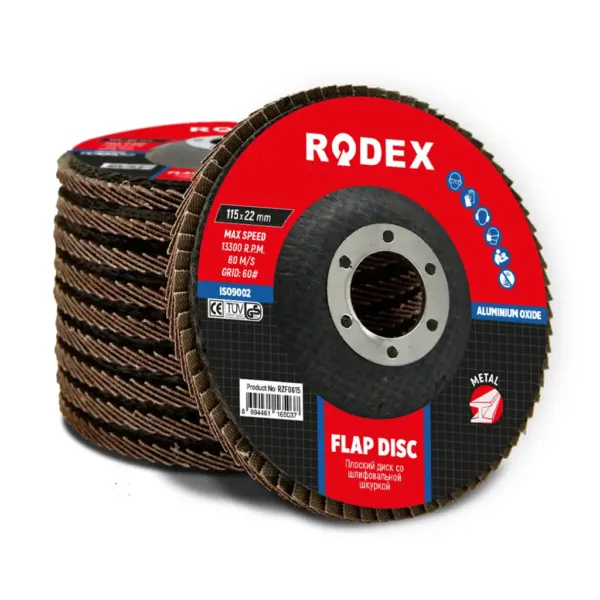 շերտավոր շուշաթուղթ N40 115մմ RZF0415 Rodex — Ապրանքի նկար 1