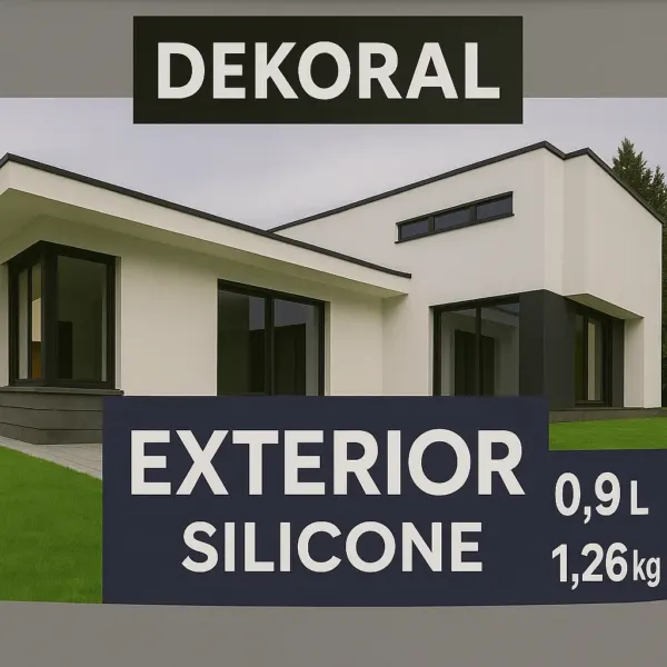 Exterior ներկ Silikone 0.9L 1*8 Decoral 1.26kg ճակատ. — Ապրանքի նկար 1