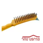 DS-34-4 խոզանակ մետաղյա քերիչով 4*16
