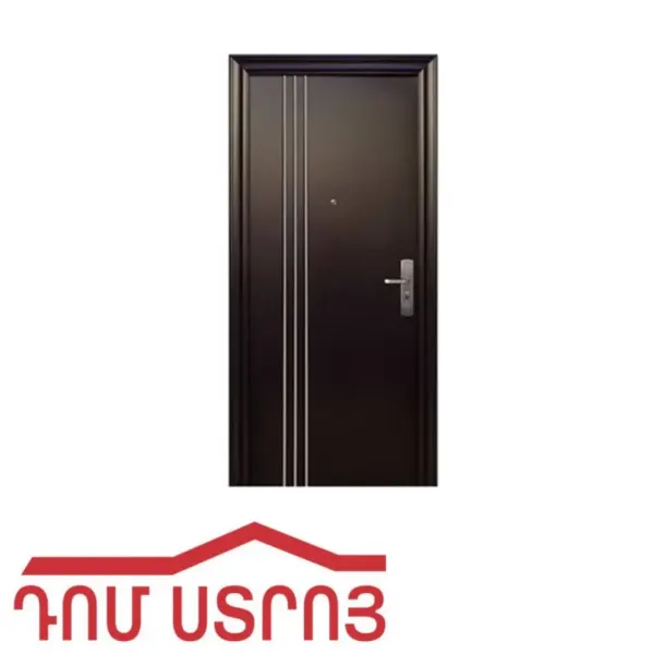 դուռ երկաթյա 116 2050*860*70 ձախ 28.2 մուգ 02268 — Ապրանքի նկար 1
