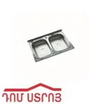 լվացարան N412 K 50*80*18 2տեղ
