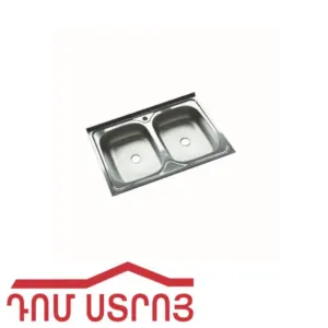 լվացարան N412 K 50*80*18 2տեղ