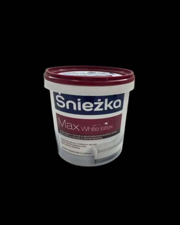 snejka ներկ ջրային հիմքով Max White 1լ — Ապրանքի նկար 1