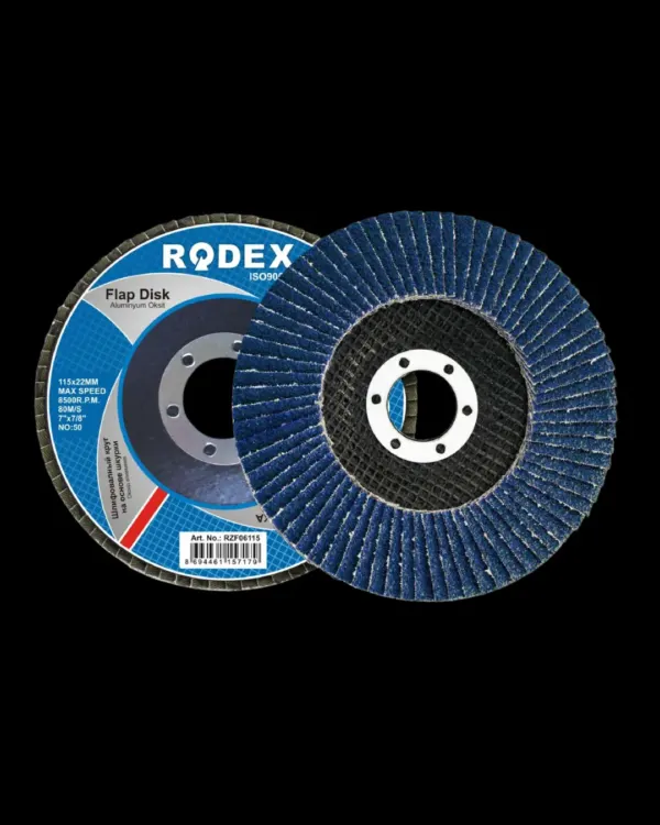 Շերտավոր շուշաթուղթ N60 115մմ RZB0615 Rodex — Ապրանքի նկար 1