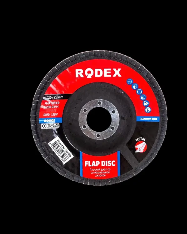 Շերտավոր շուշաթուղթ N180 125մմ RZF182 Rodex — Ապրանքի նկար 1
