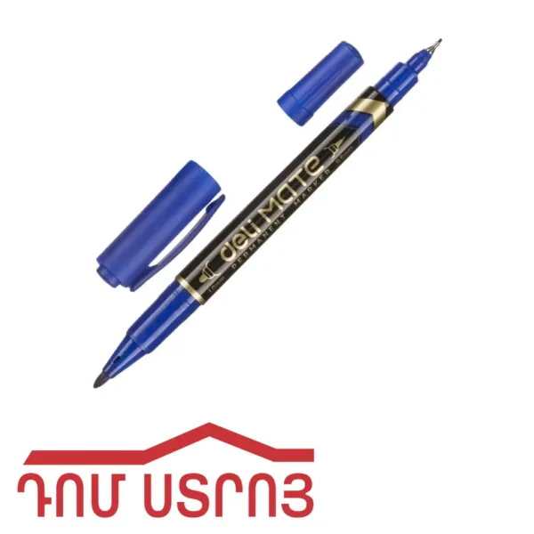 մարկեր երկկողմանի կապույտ 39176 — Ապրանքի նկար 1