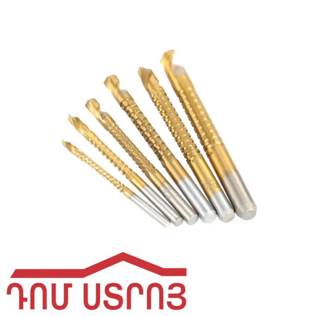 սվեռլոյի կոմպլեկտ 6 կտոր ծակող և ֆռեզ 40353