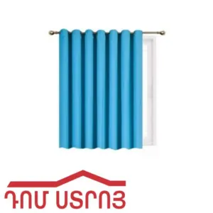 վարագույր լոգարանի երկնագույն 1.8*2մ 37670