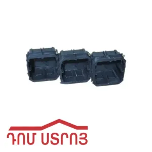 գիպսակարդոնի տուփ սև թեք 03851
