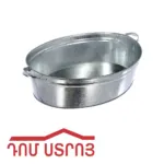 տազիկ մետաղական օվալաձև
