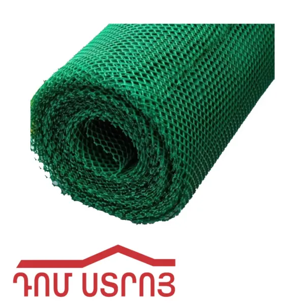 ցանց պոլիէթիլեն SQ-10 10մմ 1*30մ կանաչ — Ապրանքի նկար 1