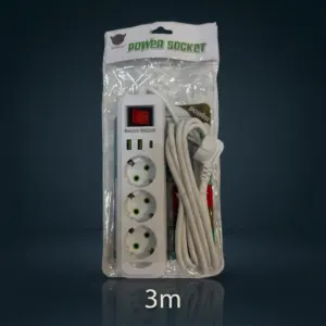 DS-97-4 երկարացմ.լար 3M 4 տեղ անջատիչով USB