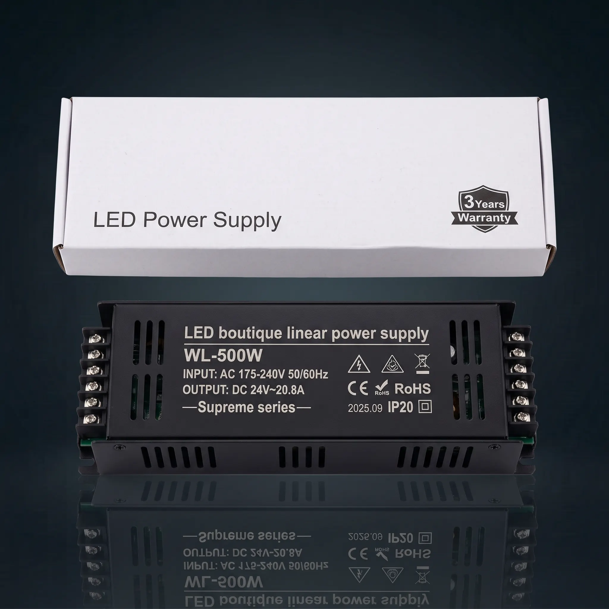 DS-100-25 հոսանքի փոխակերպիչ 24V 500W