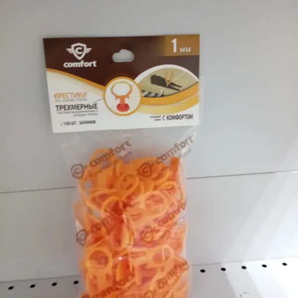 սալիկի խաչուկ 1մմ 3D գունավոր Comfort