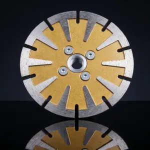 DS-12-19 ալմազնի դիսկ ֆլանեցով ոսկեգույն 125մմ