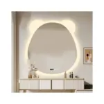 DS-12-70 լեդ հայելի սենսոր+տաքացվող+ժամացույց Միկի 67*58 — 1-րդ նկար